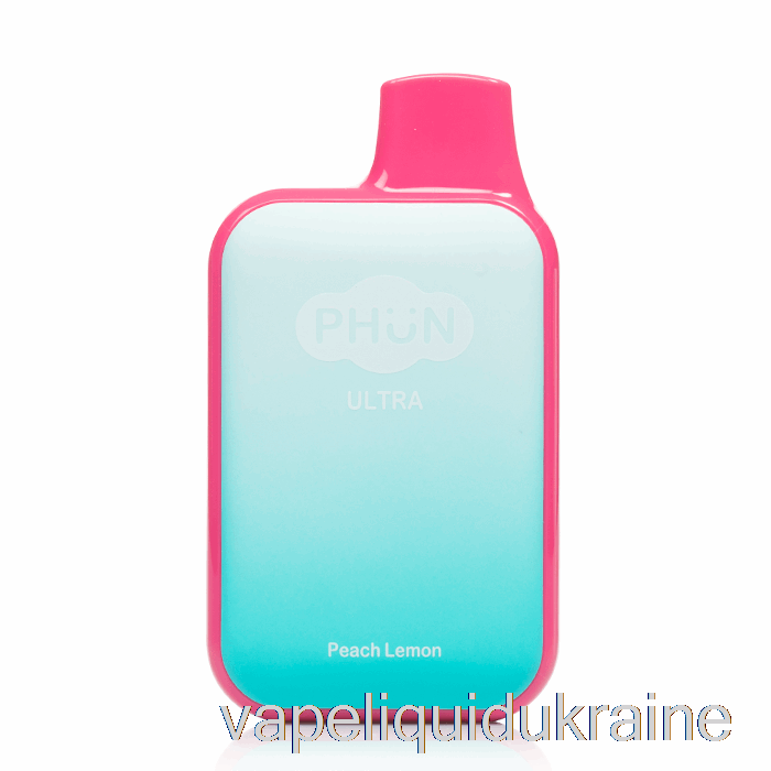 Vape Liquid Ukraine Phun Ultra 6000 Disposable Peach Lemon